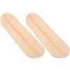 JUMPLAWN 2 Pezzi Tavola Skateboard Vuota in Acero 23,6 Pollici