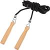 TOVINANNA Corda per Saltare Manici in Legno, Pesi Fitness, Marrone | Educazione Motoria e Allenamento, Cuoio e Legno, Forma Rotonda, Stile Ergonomico, Uso Indoor