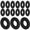 ULTECHNOVO PVC Anelli Nero Pezzi 20 Antigoccia in Pagaia Kayak | Pagaie Kayak e Canoa, Installazione Facile e Tenuta Sicura, Blocco Acqua, Nero