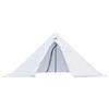 Accarugty Tenda calda della tenda della piramide della yurta di Glamping