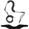 HDGSAFD 1 Surf Piede Corda E 1 Diving Fascia, Attrezzature per Sport Acquatici, Design Confortevole E Antiscivolo, Adatto per Il Surf E Il Nuoto (Nero).