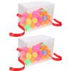 DECHOUS 2 Set Gioco Twerking Scatola di Palline da Ping Pong