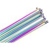 GMZQSN SAPIM - Raggi per bicicletta Leader 2.0 in acciaio inox, testa a J, testa dritta, 14 G, raggi colorati, con tappo in rame, per costruzione ruote (J-BEND 28 pezzi)