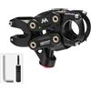 JKY Attacco manubrio a 5 collegamenti, corsa 20 mm, 31,8 mm, bici elettrica | 398g ha forgiato l'alluminio 6061, molle pneumatiche doppie 160N/190N per i piloti 45-110kg, controllo più fluido