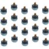 MAGICLULU 50 Pezzi Punte in Cuoio per Stecca da Biliardo 13mm a Vite | Ricambio per Stecca, Materiale in Cuoio, Colpo Solido, per Professionisti e Principianti