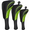 YWMJZEU Coprilegno da Golf Collo Lungo Coprilegno Resistente Coprimazza con Calza per Golfisti, Verde