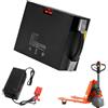 HJGHY Batteria per Carrello elevatore Elettrico da 48 V per CBD15-WS | Batteria al litio ferro fosfato da 48 V 10 Ah 15 Ah, batteria per transpallet da 48 Volt con maniglia per motore CBD20-WS