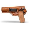 Zib Grips Fondina in pelle OWB compatibile con Browning FN 1922 - Fatta a mano, Marrone, Sinistra