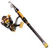 Fxzqgnh Canna da Pesca Telescopica Rigida, Canna singola 1,5 m