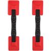 DEARMAMY 2 Pezzi Maniglie per Kayak Gonfiabile in Plastica e Nailon Rosso | Impugnatura Antiscivolo, Design Multifunzione Leggero, per Canoe e Surfboard, Sport Acquatici e Mare