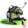 TODO Mini Cyclette da Casa, Pedaliera per Anziani con 12 Velocità Regolabili, Pedaliera Cyclette Fitness con Modalità Auto & Manuale, 6 Livelli di Resistenza, Display LCD e Cinturino Reggipiedi