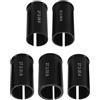TOYANDONA 5 Pezzi Adattatore Reggisella Bici 27, 2 a 28, 6 30, 4 30, 8 31, | Lega di Alluminio Nero, Conversione per Seatpost, Uso su Mountain Bike e Riparazioni