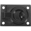 DOITOOL Maniglia Portello Barca Incasso Acciaio Inox Nero 5x4 CM
