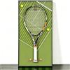 Generic Cornice da esposizione per racchette da tennis, facile da installare, decorazione da parete per appassionati di tennis, pratica vetrina da collezione per uso interno (racchetta non inclusa) (80 x 39,9