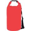 JAMIEKA Borsa resistente con rotolo di tessuto in PVC 500D, rosso, 25 l | Chiusura a rullo con struttura leggera per rafting ed escursionismo, capacità da 5 a 30 l in 10 colori