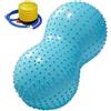 Generic Palla da ginnastica 45 cm, per yoga, pilates, equilibrio, con pompa, PVC | - Forma 45 cm, con pompa ad aria, per massaggio di stabilità, palestra a casa e stretching