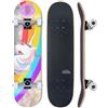 Little Boards Skateboard per bambini - tavola completa di alta qualità per principianti dai 3 o 6 anni in su, in 7 strati di acero, con nastro antiscivolo, assi e ruote in uretano, cuscinetti a sfera