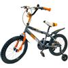 Generic Bici da bambino modello Sport misura 16 bici da passeggio per bambini (Verde) … (Arancio)