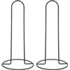 DIYEAH 2 Pezzi Porta Coni Calcio in Ferro Nero Base Robusta | Allenamento e Campi Sportivi, Supporto Stabile per Dischi, Design Semplice, Uso Versatile