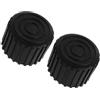 minkissy 2 Pezzi Tappi Gomma per Rotondi Terminali Nera Gambe Attrezzi | Protezione Pavimento, Design Antiscivolo, Installazione Semplice, Riduzione Rumore, per Accessori Attrezzature da Fitness