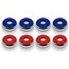 Fonowx 8 Pezzi Shuffleboard Game Discs Dischi Shuffleboard Puck Pedine da Tavolo in Metallo Finitura a Specchio Presa Confortevole Facile Distinguere le Squadre Adatti a Club Tornei Casa