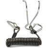 TKOWTB Gancio per barriera corallina in acciaio inox a spirale con molla a spirale accessorio per immersioni nero