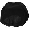 TOYANDONA Copricasco da Ciclismo, Copertura Casco Bici Riutilizzabile, Nero, Tessuto Misto Cotone Poliestere, Antipolvere e Antimacchia, per Casco Adulto