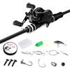 RNXRZANK Set Canna da Pesca a Composita, 1.8 | fibra di carbonio, pesca in mare, azione ML fast, tono rigido, esche, metallo, gomma, plastica, per Vacanze, per Esperti