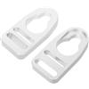 GALPADA 2 Pezzi Fermo in Alluminio per Sedile Kayak, Clip Argento | Kit di Ricambio per Fissaggio e Collegamento, Uso in Ambiente Marino, Stabile e Facile da Usare