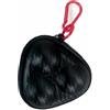 MotiveTech Pong Custodia Porta Palline Borsa Rigida Portaoggetti Astuccio Protettivo con Moschettone in PU Impermeabile Doppia Funzione Anche per Palline da Golf, Nero