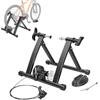 GENERIC Rullo Magnetico Per Allenamento Su Bici, Supporto Per Allenamento Su Bici Con Leva A Sgancio Rapido E Blocco Di Rialzo Per La Ruota Anteriore, 6 Livelli Di Resistenza, Adatto A Ruote Da 26 A 28
