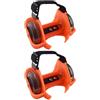 SUPVOX Scarpe Rotelle Regolabili in Pvc, Design Luminoso Arancione