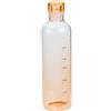 Ipetboom Bottiglia di Vetro Sportiva 500ml con Scala, Arancia