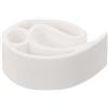 Healeved Clip per Disco da Lancio Porta Disco Compatto PE Bianco Leggero e Portatile per Sport All'aperto