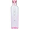 Abaodam Bottiglia Sportiva in Vetro da 500ml con Scala, Rosa, Portatile