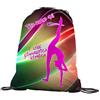 quickgadget Sacca Ginnastica GYMBACK sport Ginnastica Ritmica 03 personalizzata con nome - sacchetto sportivo Fashion Borsa, Piscina, Dance Bag, Zaino Scuola per Ragazze Donne Bambini.