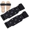 Generico Snow Cleats For Shoes 7 Stud Anti Slip Ice Grippers For Hiking Walking Boot | Prevent Dangerous Outdoor Slip Falls On Ice Snow Soft Flexible Adjustable Fit Secure Traction Gripper Walk Boot