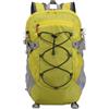 EcoLivzen Borsa da viaggio compatta da 460 g per campeggio e trekking (giallo limone | Strisce di sicurezza riflettenti, visibilità notturna, costruzione, resistente alla pioggia, viaggi all'aperto sicuri