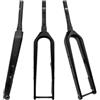 BSFHQS Forcella rigida de bici da strada ghiaia de carbonio 700C asse 12*100mm