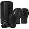 Homyl Set mento con Guantoni, Nero, 10oz | Cuciture rinforzate, Guanti per Pugilato, Esercizi di reazione, Per Sportivi