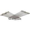 GMZQSN 36 raggi per bicicletta in acciaio inox con nippli, raggi da 13 G (2,25 mm), lunghezze multiple 122-270 mm (13G 122 mm NL 36 pezzi)