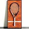 Generic Supporto da parete per racchetta da tennis, ricordo sportivo, supporto da parete per raccogliere racchette da tennis, regalo ideale per gli appassionati di tennis (racchetta non inclusa) (80 x 39,9 cm
