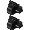 TEHAUX Clip per Tubo da Immersione Subacquea Connessione Sicura 2 Pezzi Clip di Immersione a Sgancio Rapido, Pom Nero per Maschera e Boccaglio, per Immersioni e Viaggio