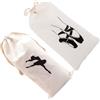 BESPORTBLE 4 Pezzi Borsa per Scarpette da Ballo Leggero Chiusura Sicura e Design Compatto, Organizer Multifunzionale per Scarpe da Balletto, per Spettacoli e Competizioni