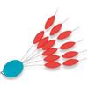 AKAMI COMPETITION SURF FLOAT (RED, 4,8 x 11,5)
