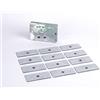 VUPIESSE - PF075 Kit 12 elettrodi a Gel Adesivo 4x9 cm a Bottone