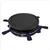 LITTLE BALANCE 8747 Cheese & Fun, Raschietto Grill, 2 in 1, Fino a 6 persone, Senza PFAS, 800 W, Blu notte