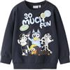 NAME IT Nmmjared Bluey Nreg Sweat Unb Sky, Blazer Blu Marine, 110 Bambino