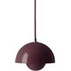 tradition &tradition - Sospensione FlowerPot - Viola - Acciaio laccato - Designer Verner Panton