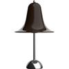 Verpan - Lampada da tavolo Pantop - Marrone - Metallo cromato - Designer Verner Panton